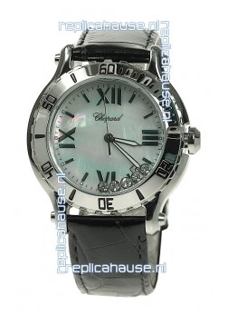 Chopard Happy Sport Ladies Japanese Watch in White Pearl Dial