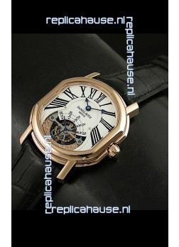 Daniel Roth Classic Tourbillon Swiss Watch in Rose Gold Case