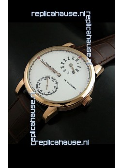 A. Lange & Sohne Glashutte In Sachskn Classic Replica Rose Gold Watch