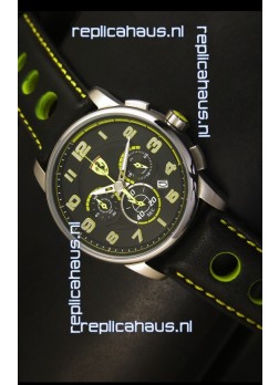 Scuderia Ferrari Heritage Chronograph Watch in Steel Case 