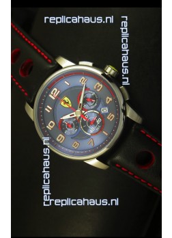 Scuderia Ferrari Heritage Chronograph Watch in Blue Dial 