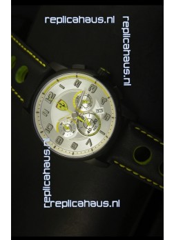 Scuderia Ferrari Heritage SF107 Chronograph Watch in Black Steel