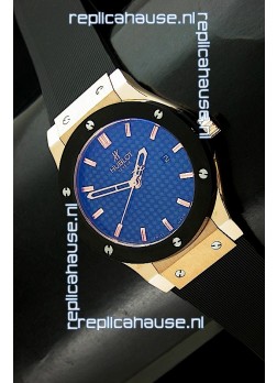 Hublot Fusion Bang in Rose Gold Casing with Black Carbon Dial