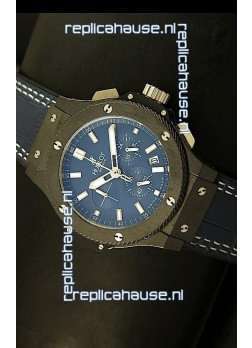 Hublot Big Bang Black Ceramic Case Watch in Quartz Movement