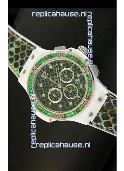 Hublot Big Bang BOA Bang Green Dial/Strap Watch 34MM