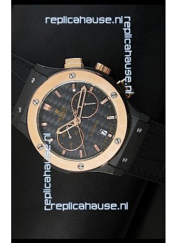 Hublot Classic Fusion Chrono Japanese Quartz Replica Watch Two Tone