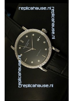 Patek Philippe Calatrava 5298 Swiss Replica Watch in Steel Casing - Diamonds Hours