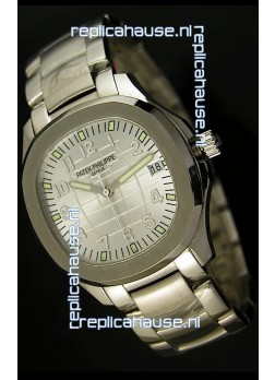 Patek Philippe 5167 Aquanaut Jumbo Swiss Replica Watch - 1:1 Mirror Replica White Dial