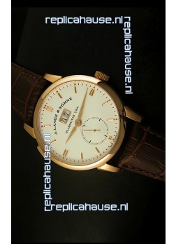 A.Lange & Sohne Reguliert Manual Handwind Watch in Pink Gold Case