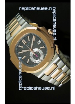 Patek Philippe Nautilus 5980 Chronograph Swiss Two Tone Watch - 1:1 Mirror Replica