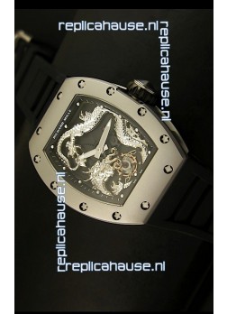 Richard Mille RM057 Tourbillon Jackie Chan Swiss Replica Watch in Titanium Case