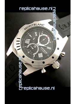 Mont Blanc Star Japanese Watch in Black Dial