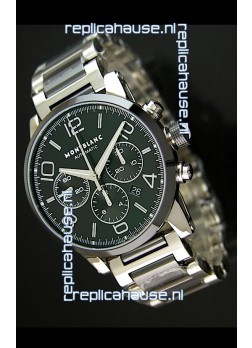 Mont Blanc Timewalker Ceramic Strap Inlays Watch in Black - 1:1 Mirror Replica