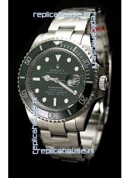 Rolex Submariner Swiss Replica Green Watch in Ceramic Bezel