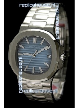 Patek Philippe Nautilus Jumbo Swiss Replica Watch in Blue Dial
