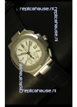 Patek Philippe Nautilus 5980 Black Strap - 1:1 Ultimate Mirror Replica