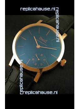 Piaget Altiplano Swiss Manual Winding Replica Watch in Black Dial