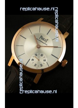 Piaget Altiplano Swiss Manual Winding Replica Watch in White Dial