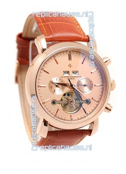 Vacheron Constantin Malte Tourbillon Japanese Pink Gold Watch 