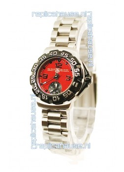 Tag Heuer Professional Formula 1 Japanese Replica Watch in Red Dial