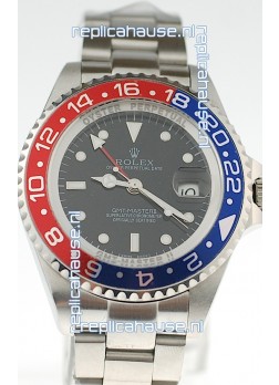 Rolex GMT Masters II 2011 Edition Replica Blue and Red Ceramic Bezel Watch