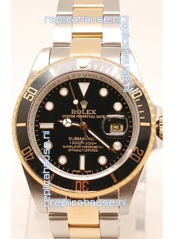 Rolex Submariner Two Tone Swiss Replica Watch Ceramic Bezel