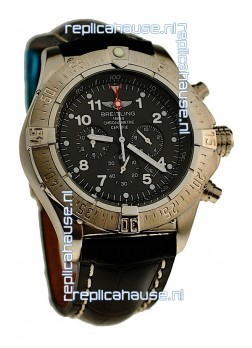 Breitling Chronograph Chronometre Japanese Watch in Black