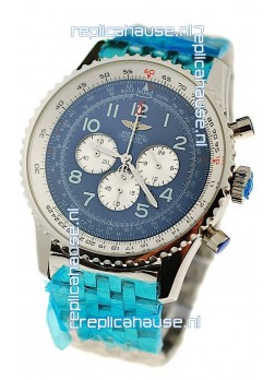 Breitling Navitimer Chronometre Japanese Watch in Blue Dial
