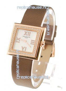 Patek Philippe Ladies Swiss Watch in White Dial