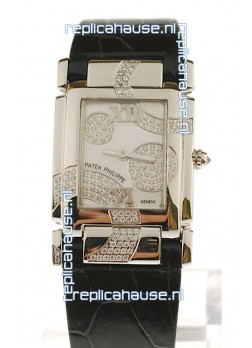 Patek Philippe Twenty Four Swiss Replica Watch in White Dial