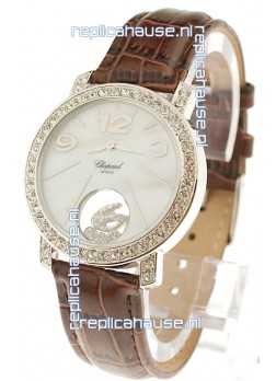 Chopard Happy Diamond Swiss Replica Watch in Diamond Bezel