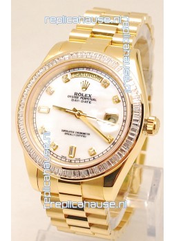 Rolex Day Date II Gold Japanese Replica Watch