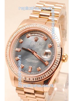 Rolex Day Date II Rose Gold Japanese Replica Watch
