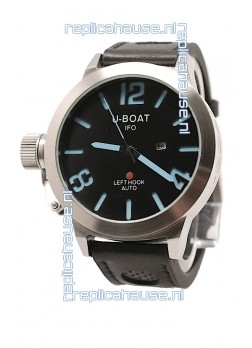 U-Boat Classico Japanese Replica Watch in Black Dial
