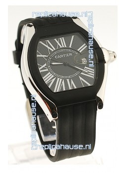 Cartier Roadster Japanese Replica Watch in Black