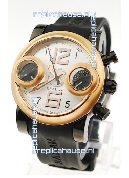 Graham Swordfish Japanese Replica Watch in White Dial