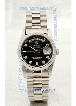 Rolex Day Date Silver Japanese Replica Watch