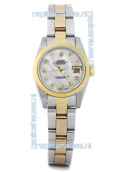 Rolex DateJust Two Tone Lady's Replica Watch