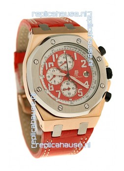 Audemars Piguet Royal Oak Offshore Limited Edition SingaporeGP 2008 Japanese Watch in Red Dial