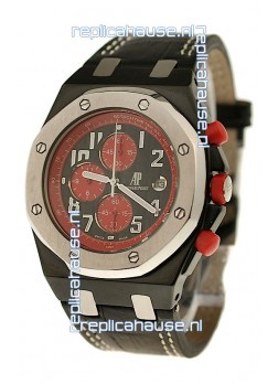 Audemars Piguet Royal Oak Offshore Limited Edition SingaporeGP 2008 Japanese PVD Watch in Black Dial