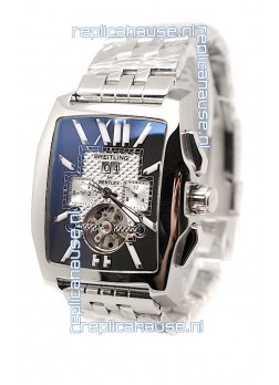 Breitling For Bentley Flying B Japanese Chronograph Watch in Dark Blue Dial