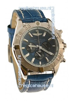 Breitling 1884 Chronometre Japanese Replica Watch in Blue