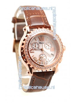 Chopard Happy Sport Ladies Swiss Replica Watch