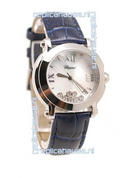 Chopard Happy Sport Ladies Swiss Replica Watch in White Dial