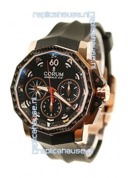 Corum Admiral Cup Challenge Swiss Replica Watch in Black