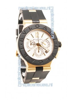 Bvlgari Diagono Automatic Swiss Watch in White Dial