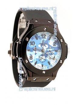 Hublot Big Bang Commando Blue Camouflage Japanese Watch