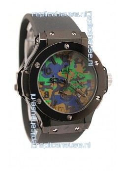 Hublot Big Bang Commando Green Camouflage Japanese Watch