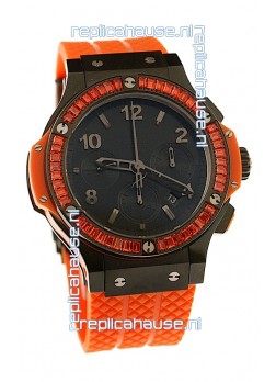 Hublot Black Big Bang Orange Tutti Fruitti Swiss Replica Watch
