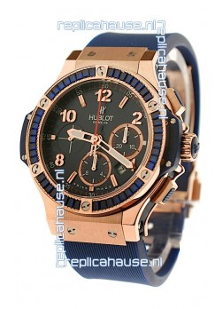 Hublot Big Bang Dark Blue Tutti Fruitti Watch in Purple Diamonds